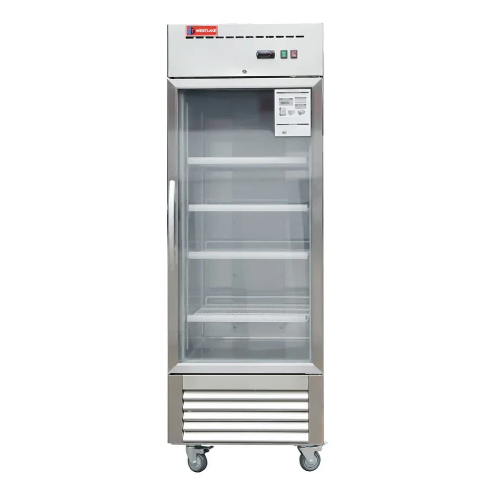 Westlake WKR-23BG Glass Door Merchandiser Refrigerator 1 Door 33-40°F — main image