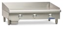 Imperial ITG-36-E Pro Series Electric Countertop Griddle 36 Inch Wide Thermostatic Control Rectangle Polished Steel 0.5 Inch Thick Plate Heavy-Duty — 480V, 3PH