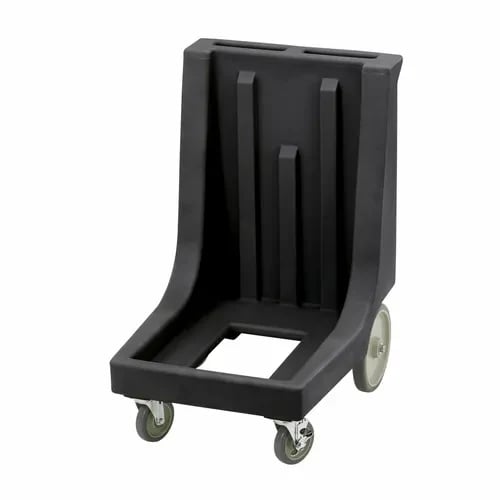 Cambro Camdolly CD300HB110 Open Frame Black Food Carrier Dolly With Handle