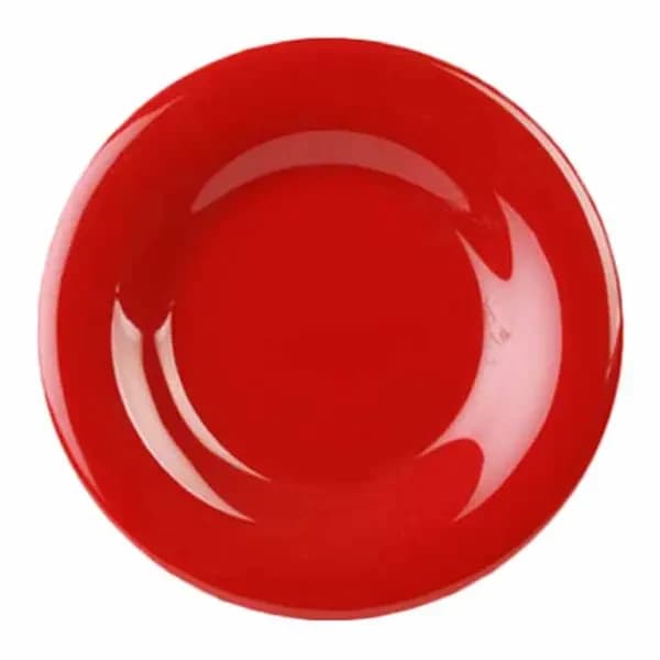 Thunder Group CR012PR Pure Red 11-3/4" Melamine Plate | Case of 12 — main image