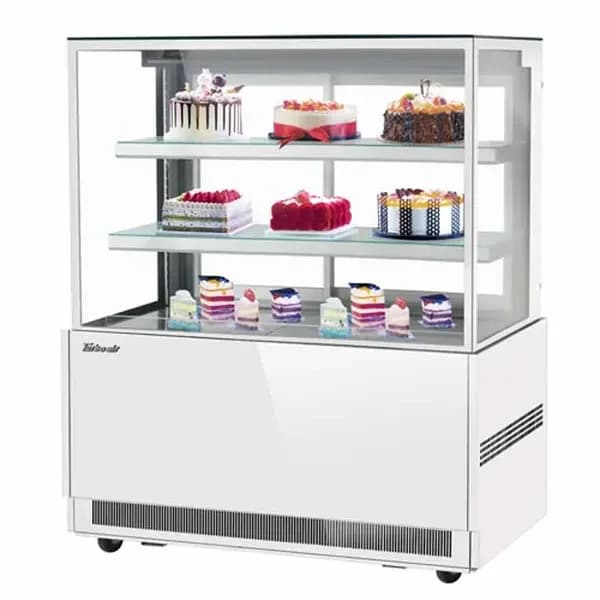 Turbo Air TBP48-54NN-W Refrigerated White Bakery Display Case 47-1/4"W — main image