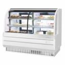 Turbo Air TCGB-60CO-W-N Combination Refrigerated/Dry White Bakery Display Case 60-1/2"W