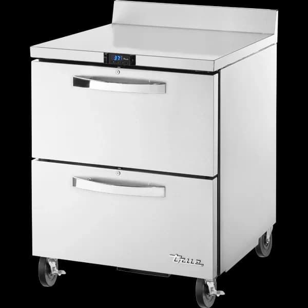 True TWT-27D-2-HC SPEC3 Worktop Refrigerator, 27", 2 Drawers, Spec Package — main image