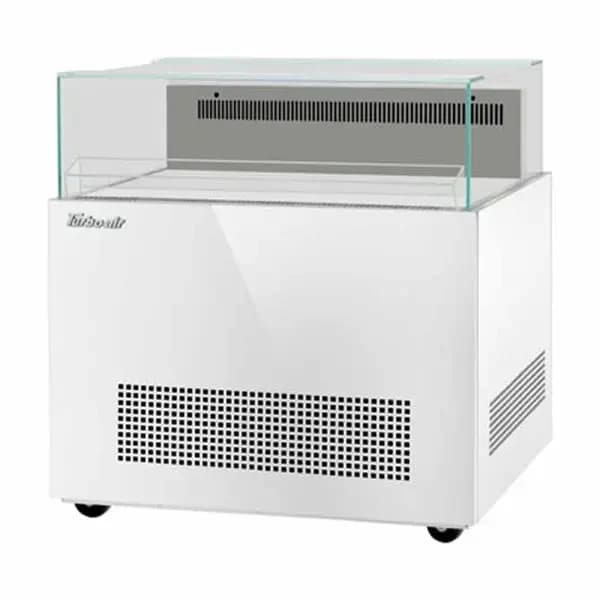 Turbo Air TOS-40NN-W Open White Sandwich and Cheese Display Case Merchandiser 40"W — main image