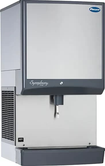 Follett Symphony Plus™ 25CI414W-LI Countertop Ice-Only Dispenser 425 Pound Daily Production 25 Pound Storage Lever Dispense Nugget Style Ice — 115V, 1PH — main image