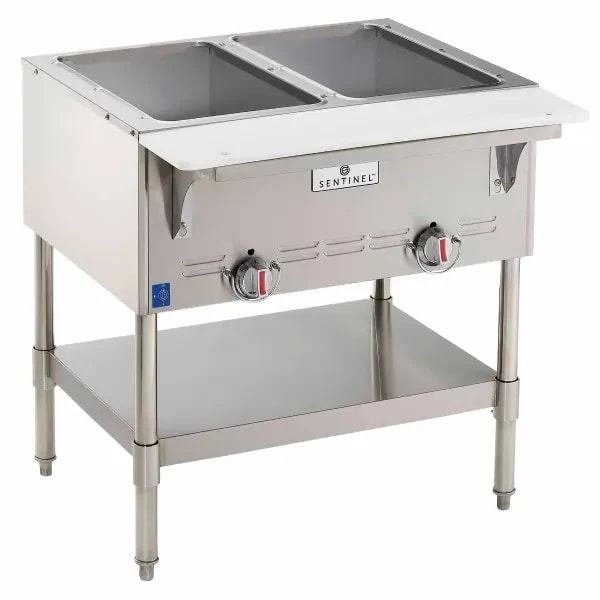 Sentinel SN-GBM-2LP 2-Well Liquid Propane Hot Food Steam Table 30-1/2"W — main image