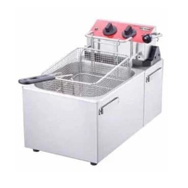 Serv-Ware EF-06L Electric Countertop Deep Fryer Single Tank 6 Liter — main image