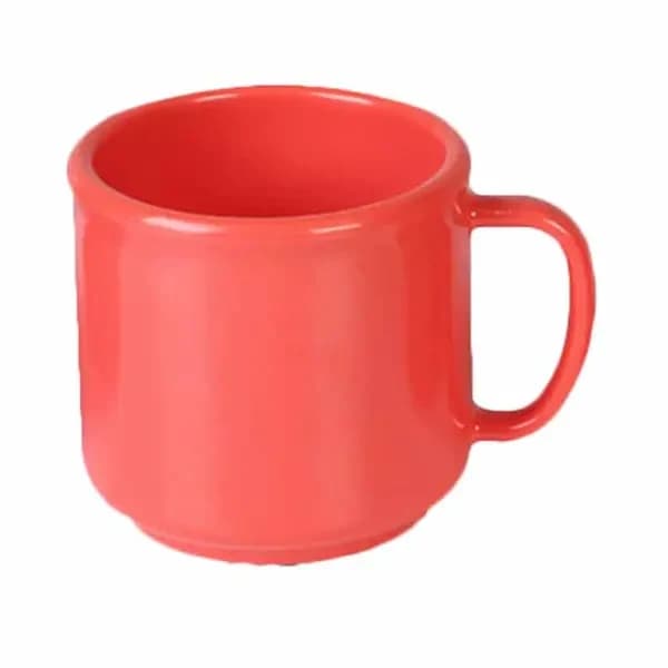 Thunder Group CR9035RD Orange 10 oz. Melamine Mug/Cup | Case of 12 — main image