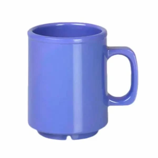 Thunder Group CR9010BU Purple 8 oz. Melamine Mug/Cup | Case of 12 — main image