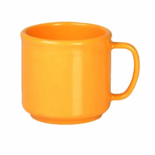 Thunder Group CR9035YW Yellow 10 oz. Melamine Mug/Cup | Case of 12 — main image