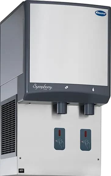 Follett Symphony Plus™ 25HI414A-S0-00 Wall Mount Ice and Water Dispenser 425 Pound Daily Production 25 Pound Storage SensorSAFE™ Dispense Nugget Style Ice — 115V, 1PH — main image