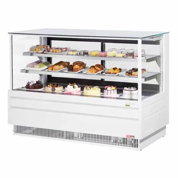 Turbo Air TCGB-60UF-W-N Refrigerated White Display Bakery Case 60-1/2"W — main image