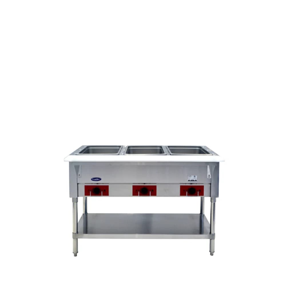 Atosa CSTEA-3C Electric Hot Food Table 3 Wells 500W Each — main image