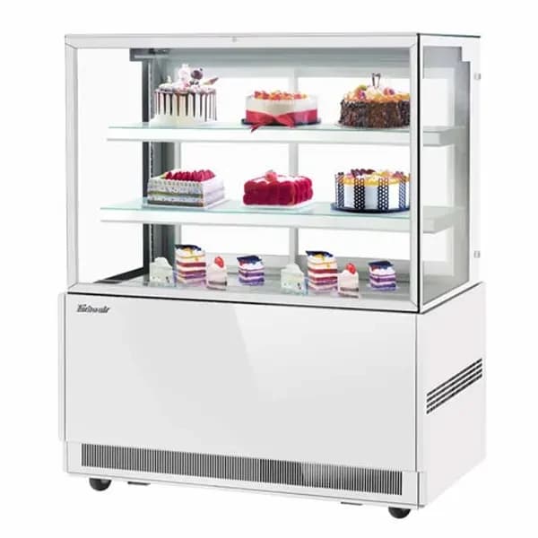 Turbo Air TBP48-54FN-W Refrigerated White Bakery Display Case 47-1/4"W — main image