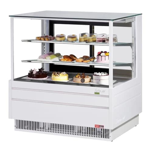 Turbo Air TCGB-48UF-W-N Refrigerated White Bakery Display Case 48-1/2"W — main image