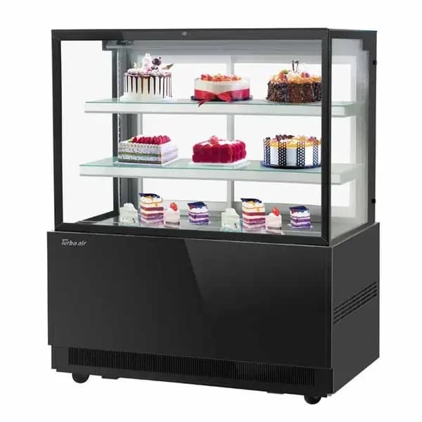 Turbo Air TBP48-54FN-B Refrigerated Black Bakery Display Case 47-1/4"W — main image