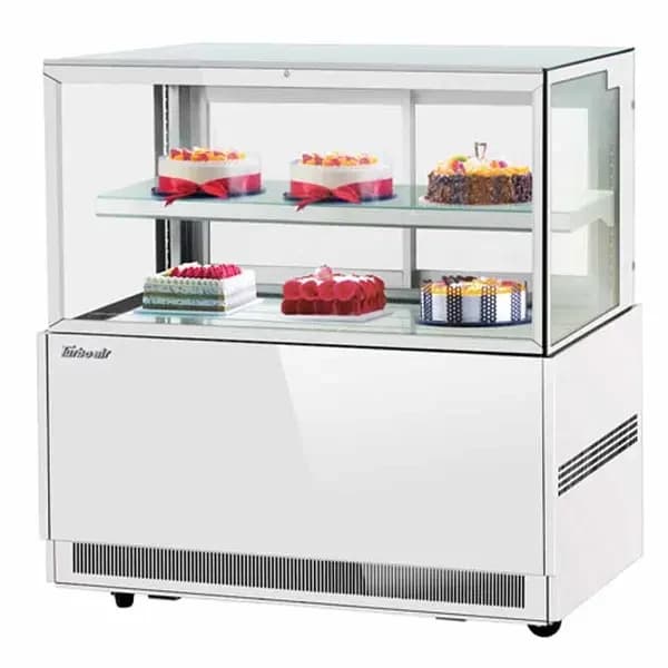 Turbo Air TBP48-46FN-W Refrigerated White Bakery Display Case 47-1/4"W — main image