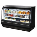 Turbo Air TCDD-72H-B-N Refrigerated Black Deli Case 72-1/2"W