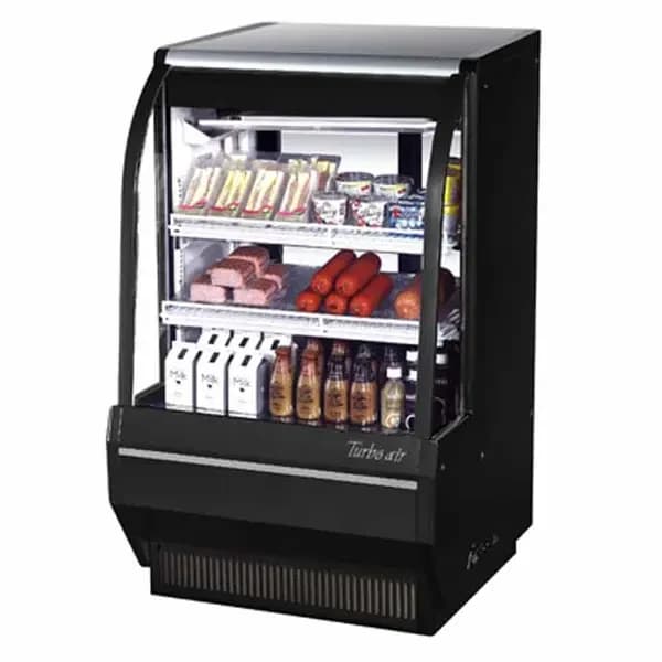 Turbo Air TCDD-36H-B-N Refrigerated Black Deli Case 36-1/2"W — main image