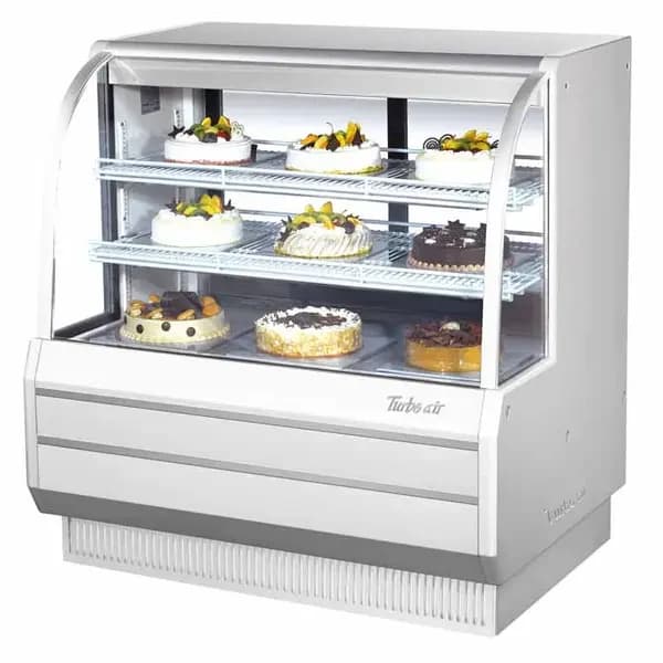 Turbo Air TCGB-48-W-N Refrigerated White Bakery Display Case 48-1/2"W — main image