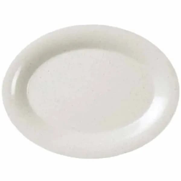 Thunder Group AD214WS San Marino 14" x 10" Oval Melamine Platter | Case of 12 — main image