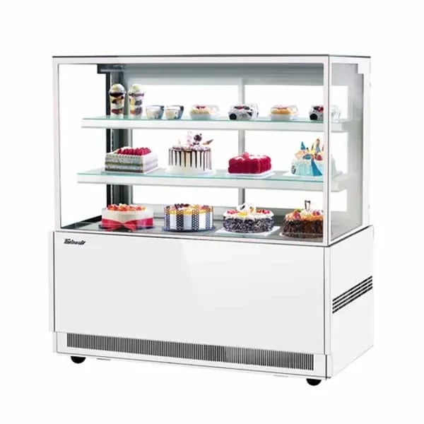 Turbo Air TBP60-54NN-W Refrigerated White Bakery Display Case 59"W