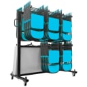 Flash Furniture QIN-SHD245425-GG Hawkins Mobile Cart for Folding Table and Chairs