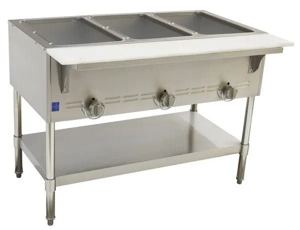 Sentinel SN-GBM-3LP 3-Well Liquid Propane Hot Food Steam Table 44-1/2"W — main image