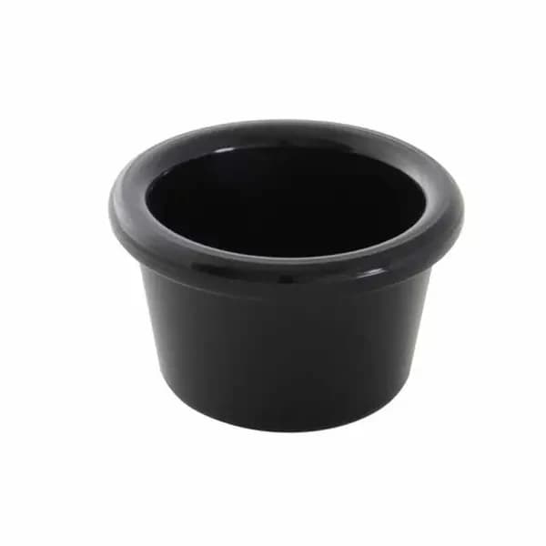 Thunder Group PL534BL1 1-1/2 oz. Black Plastic Ramekin | Case Of 12 — main image