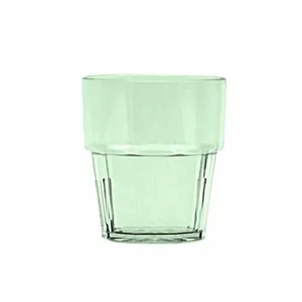 Thunder Group PLPCTB108GR 8 oz. Green Polycarbonate Rocks Glass | Case of 12 — main image