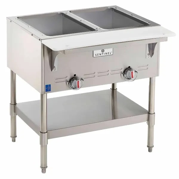 Sentinel SN-GBM-2NG 2-Well Natural Gas Hot Food Steam Table 30-1/2"W — main image