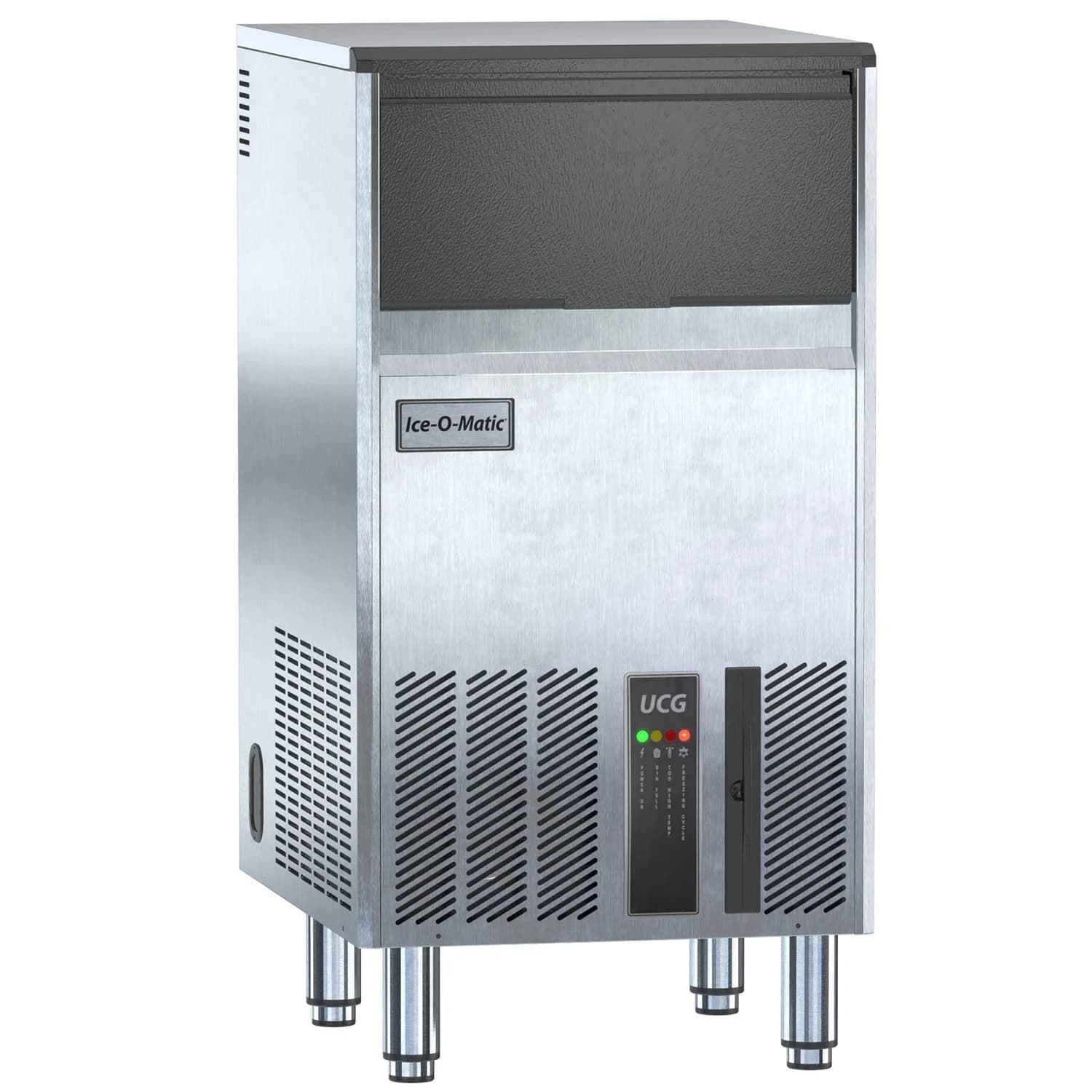 Ice-O-Matic UCG100A 17" Undercounter Gourmet Cube Ice Machine With 39 lb Bin, Air Cooled, 115 V/1 Phase — main image