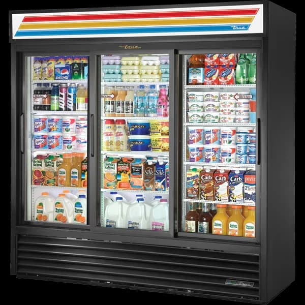 True GDM-69-HC-LD Glass Door Merchandiser, 69 cu.ft., LED — main image
