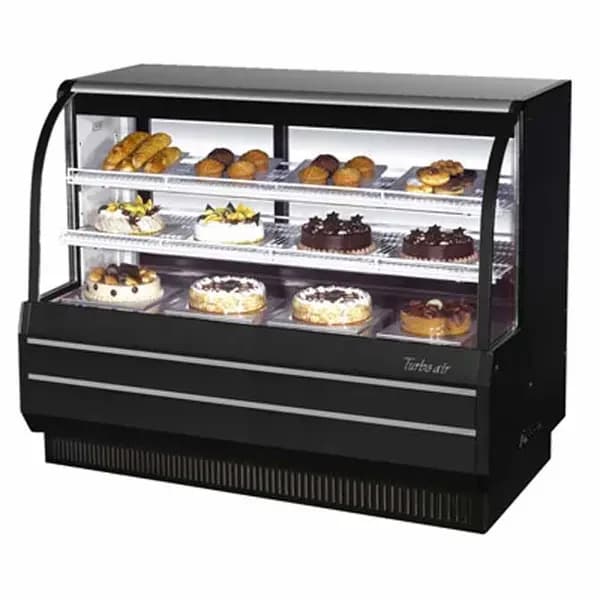 Turbo Air TCGB-60-B-N Refrigerated Black Bakery Display Case 60-1/2"W — main image