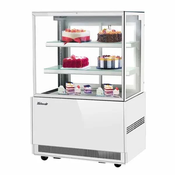 Turbo Air TBP36-54FN-W Refrigerated White Bakery Display Case 35-3/8"W — main image
