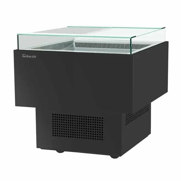 Turbo Air TOS-30PN-B Open Black Sandwich and Cheese Display Case Merchandiser 30"W