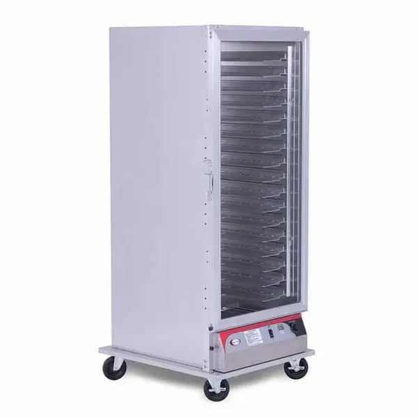 BevLes PHC32-10-A-1L1 Non-Insulated Clear Door Undercounter Heated Holding and Proofing Cabinet 29"W
