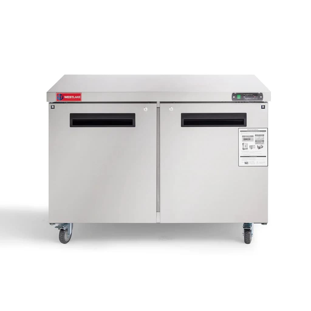 Westlake WKTR-48B Undercounter Refrigerator 2 Door 33-40°F — main image