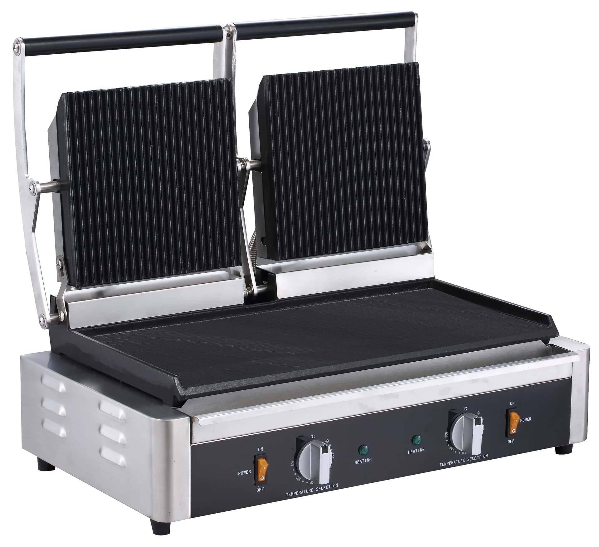 Serv‑Ware EPG‑200GF Panini / Sandwich Grill, 22.44″ Width, Double Electric Plates — main image