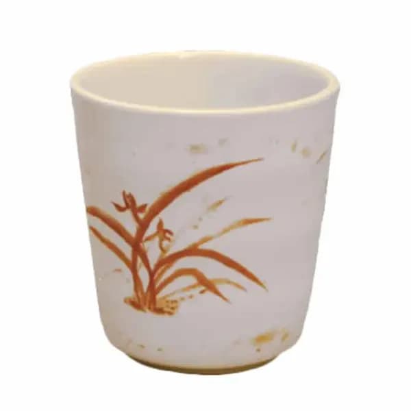 Thunder Group 9753GD Gold Orchid 8 oz. Melamine Mug/Cup | Case of 12 — main image