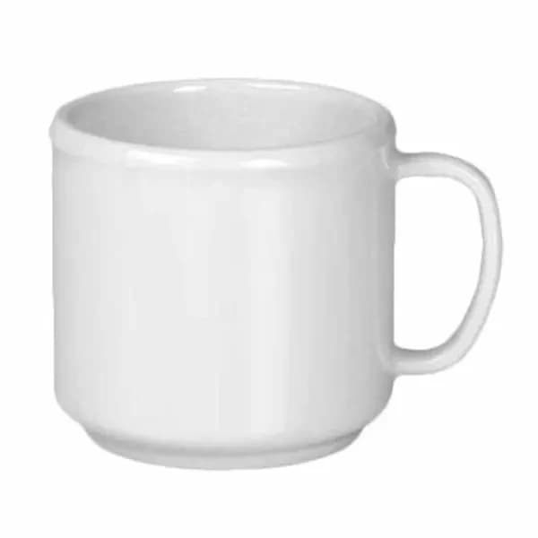 Thunder Group CR9035W White 10 oz. Melamine Mug/Cup | Case of 12 — main image