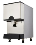 Icetro ID-0300-AN Countertop Ice and Water Dispenser 282 Pound Daily Production 11 Pound Storage Lever Dispense Nugget Style Ice — 115V, 1PH