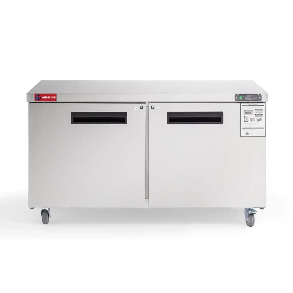 Westlake WKTR-60B Undercounter Refrigerator 2 Door 33-40°F — main image