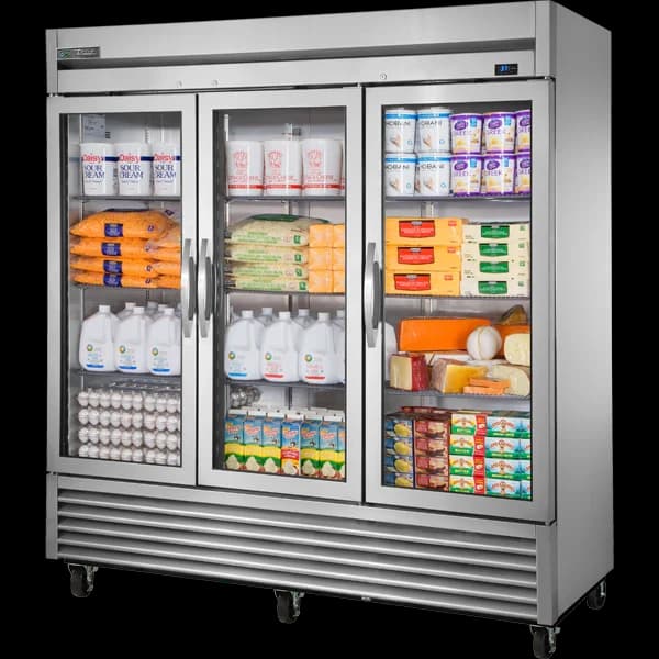 True T-72G-HC FGD01 Reach-In Refrigerator, Glass Door, 72 cu.ft. — main image
