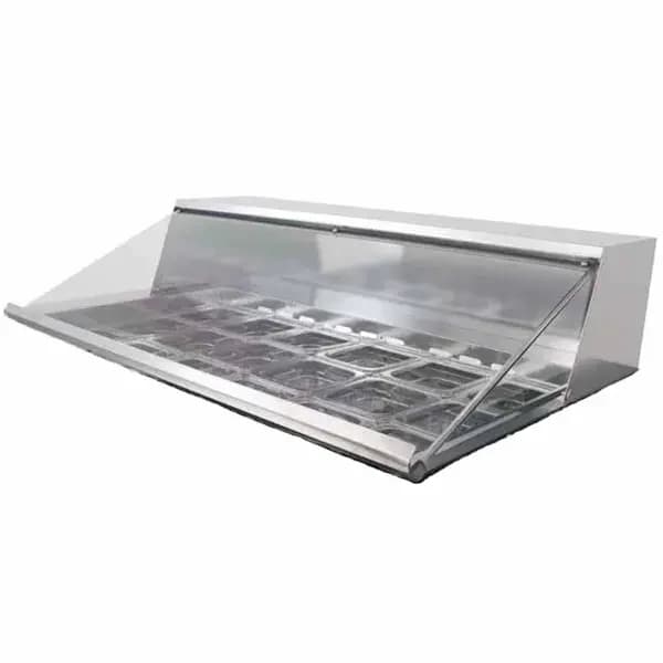 Turbo Air CL-28 Clear Lid for Sandwich Prep Tables 27-1/2"W — main image