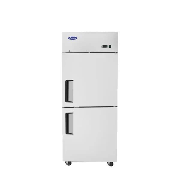 Atosa MBF8007GR Reach-In Freezer 2 Divided Doors Right Hinged 23 Cu Ft — main image